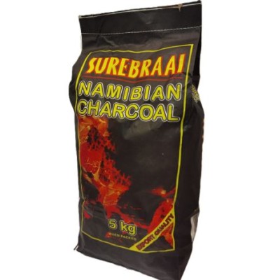 Medžio anglis AKACIJA, Surebraai Namibian, 5 kg